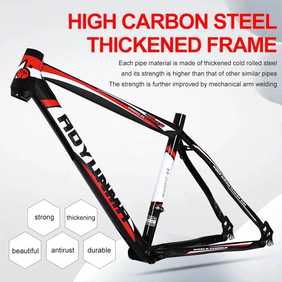 26 Inch Mountain Bike Steel Frame MTB Air Wheel Good Suspension MTB Bicycle Teenager and Adult Light Weight Road Bike