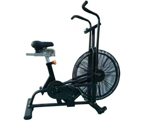 Airbike Fitness nera con resistenza illimitata per palestra