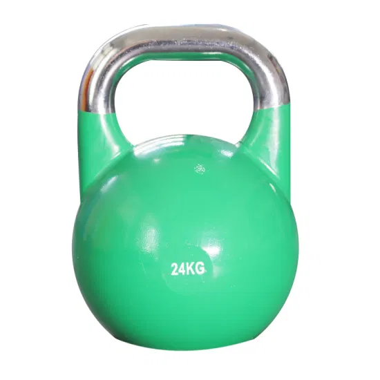 Kettlebell multifunzionale di forma fisica dell'attrezzatura di potere della palestra del ghisa verniciato a polvere di colore di prezzo poco costoso della Cina